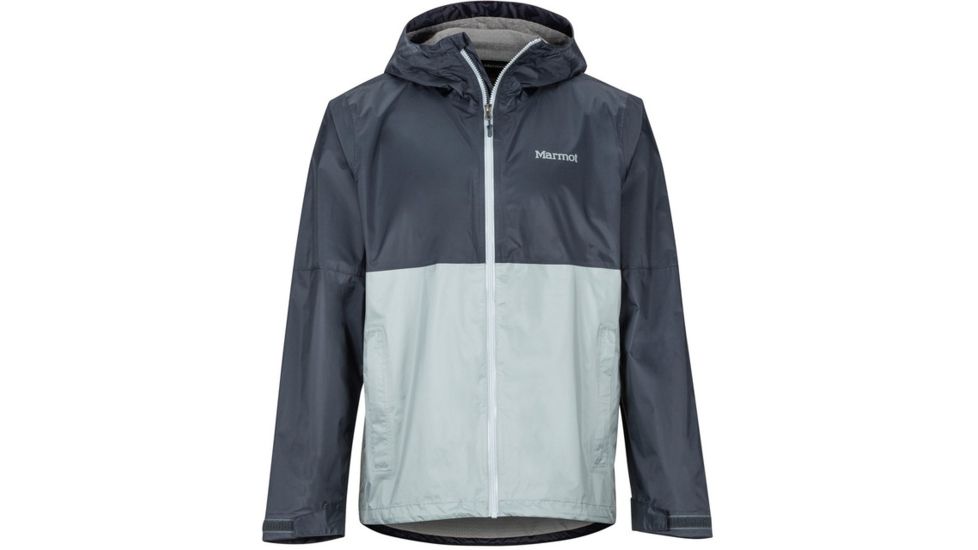 Marmot PreCip Eco Plus Jacket - Mens, Dark Steel/Grey Storm, Medium, 31630-1776 - M