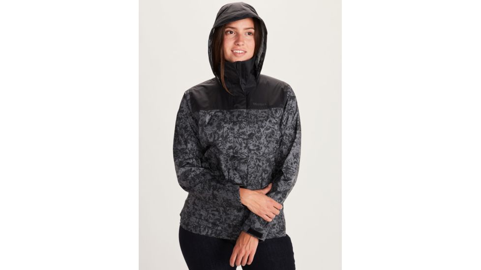 Marmot PreCip Eco Print Jacket - Womens, Flowers, Medium, 46140-7401-M