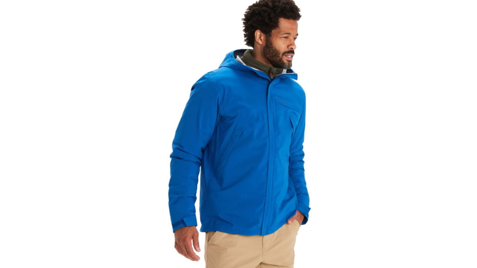 Marmot PreCip Eco Pro Jacket - Men's, Dark Azure, Small, 14500-2059-S