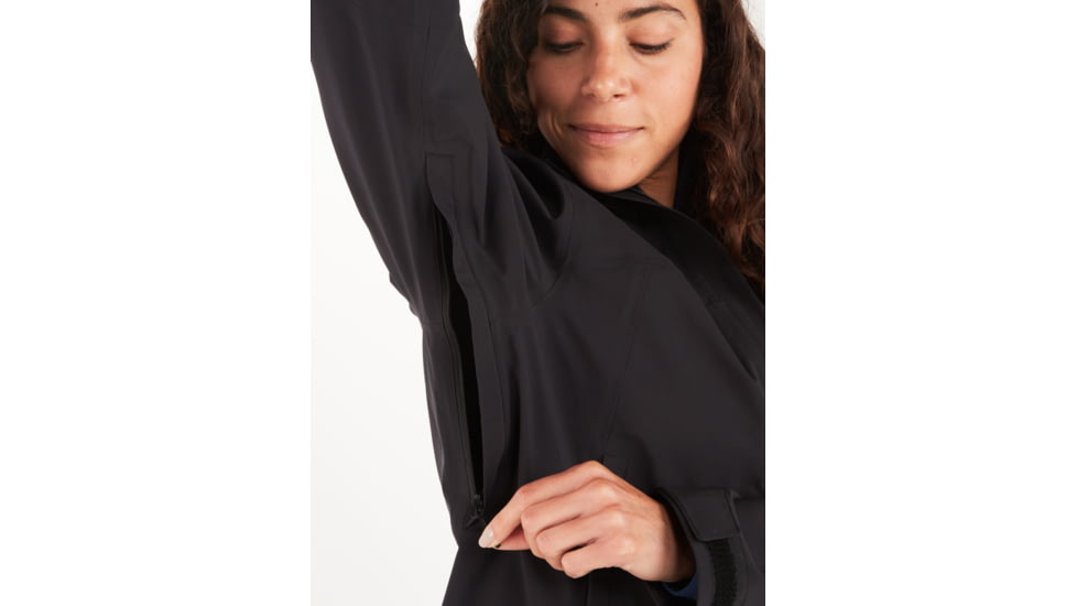 Marmot PreCip Eco Pro Jacket - Womens, Black, XL, M15874-001XL