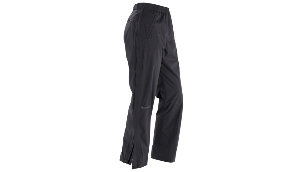 Marmot Precip Full Zip Pant - Mens-Black-Long Inseam-X-Large