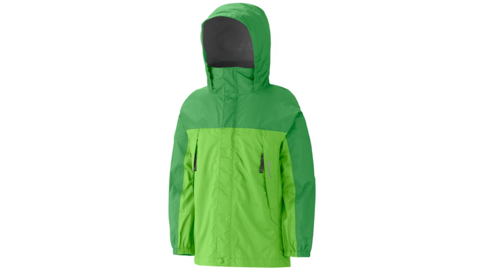 Marmot Precip Jacket - Boy's-Medium-Green Lichen/Green Ridge