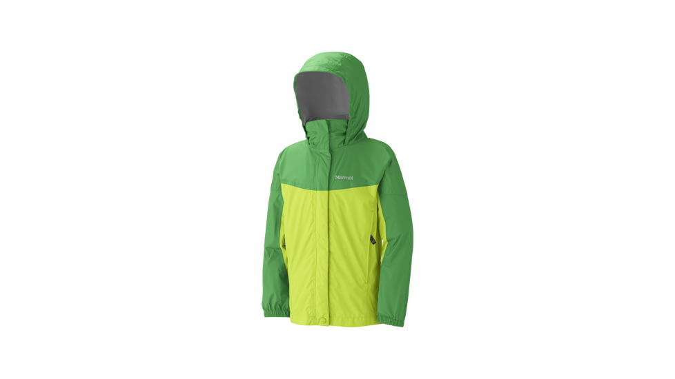 Marmot Precip Jacket - Boy's-X-Small-Bright Grass/Deep Forest