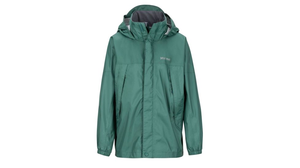 Marmot PreCip Jacket - Boys, Mallard Green, L, 50900-4759-L