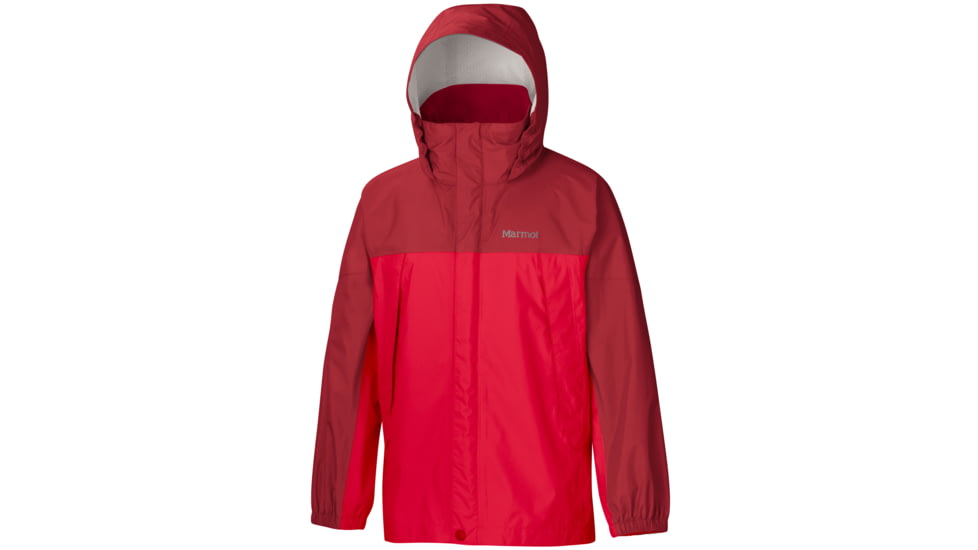 Marmot Precip Jacket - Boys-Team Red/Dark Crimson-Large