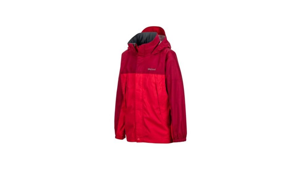 Marmot Precip Jacket - Boys, Tomato/Sienna Red, Extra Small, 50900-6983-XS