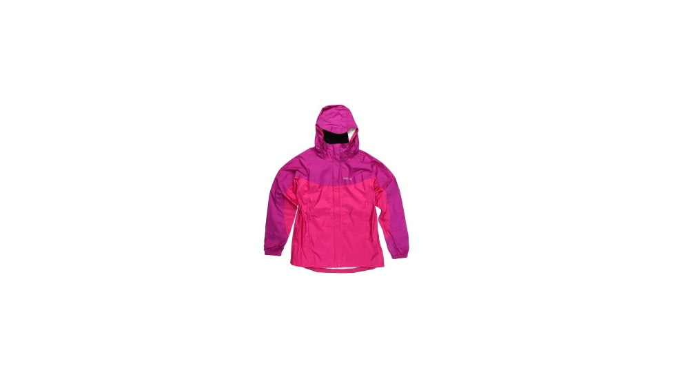 Marmot Precip Jacket - Girl's-Small-Pop Pink/Bright Berry