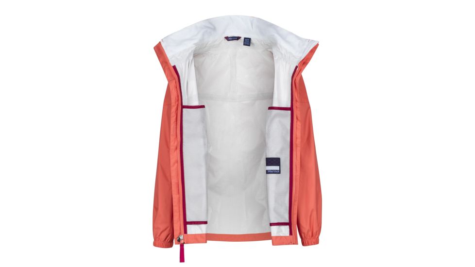 Marmot Precip Jacket - Girl's, Living Coral, Large 55680-6847-L