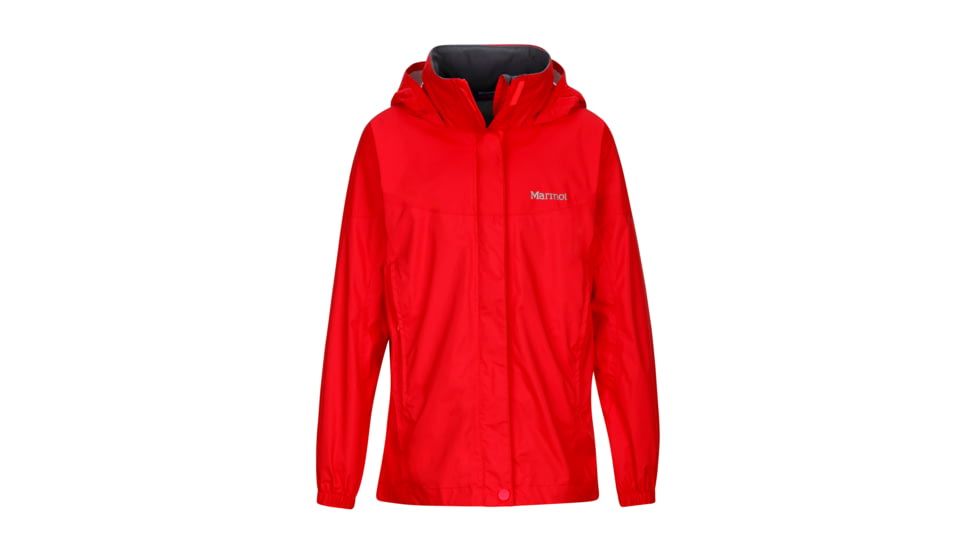 Marmot Precip Jacket - Girl's-Bright Pink-Large