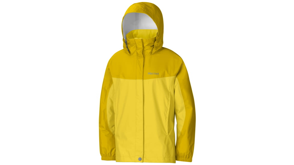 Marmot Precip Jacket - Girls-Vibrant Yellow/Yellow Vapor-Medium