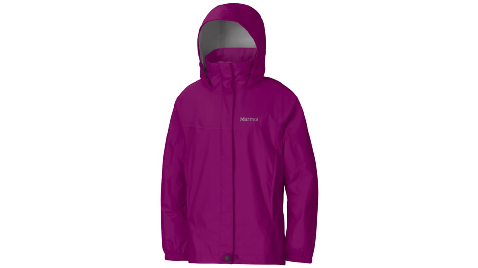 Marmot Precip Jacket - Girl's-Beet Purple-Medium