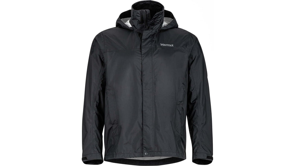 Marmot PreCip Jacket - Mens, Jet Black, 2XL, 41200-1337-XX-Large