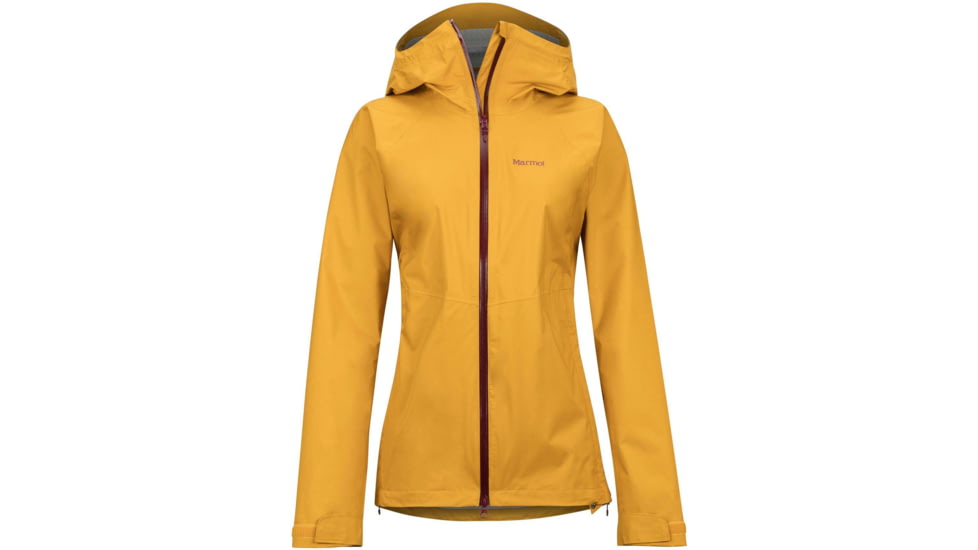 Marmot PreCip Stretch Jacket - Womens, Yellow Gold, Large, 36590-9472-Large