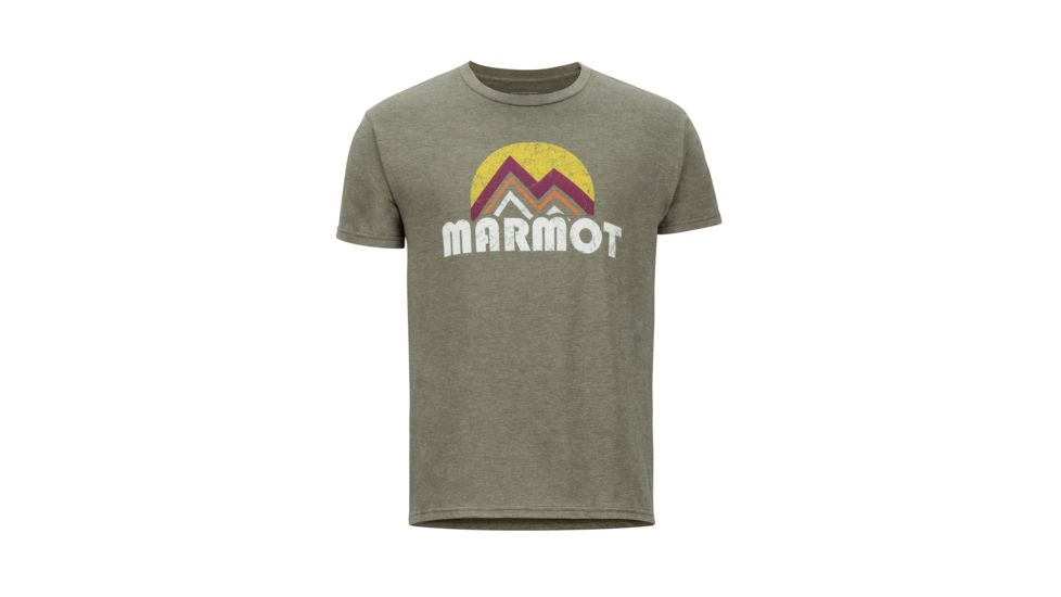 Marmot Pt Reyes Tee Short Sleeve Shirt - Mens, Olive Heather, Extra Large, 44230-4480-XL