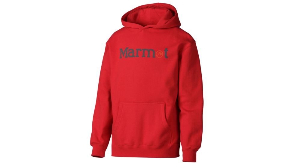 Pullover Hoodie - Boys -Small-Team Red