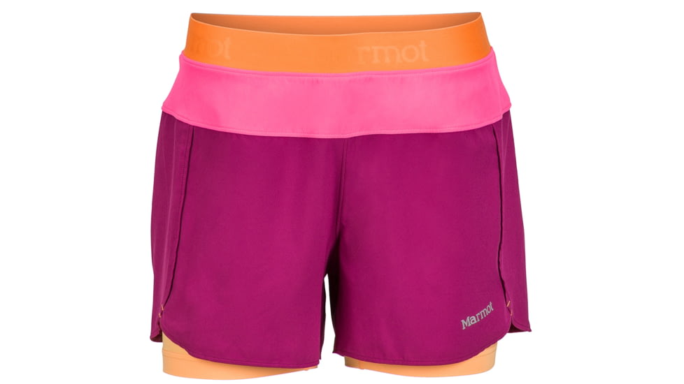 Marmot Pulse Short - Women's-Wild Rose/Kinetic Pink-Small