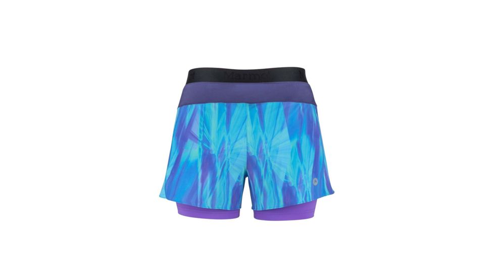 Marmot Pulse Short - Womens, Prism/Deep Dusk, Extra Small 57530-8978-XS