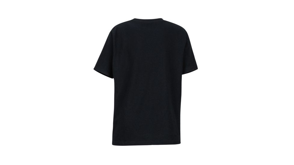Marmot Purview Tee Short Sleeve - Boys, Black Heather, Extra Large, 42820-5608-XL