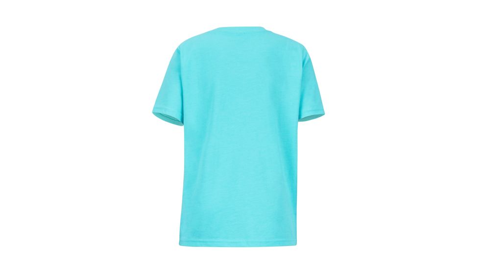 Marmot Purview Tee Short Sleeve - Boys, Tahiti Blue Heather, Extra Large, 42820-1902-XL
