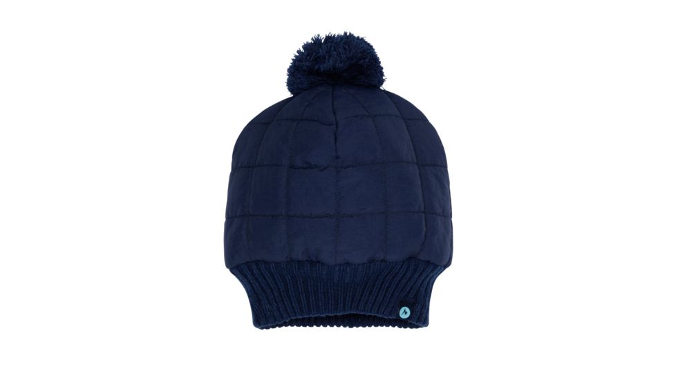 Marmot Quilted Pom Beanie - Womens, Arctic Navy, One Size, 13930-Arctic Navy-ONE-DEMO