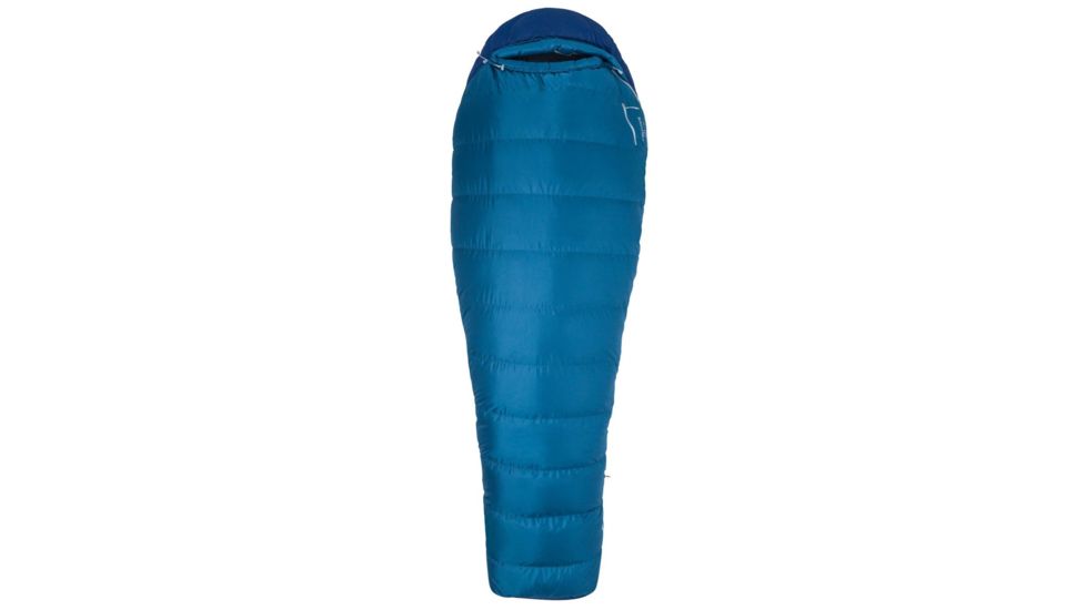 Marmot Radium 20 Sleeping Bag, Long, Briny Blue/Arctic Navy, Long 6ft 6in, LZ, 39450-3808-LZ