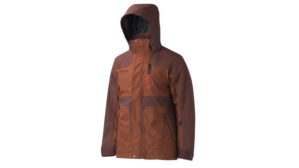Marmot Mens Rail Jacket,Dark Rust,Medium MAR1093-DR-MD