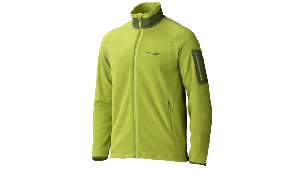 Marmot Reactor Full Zip Jacket - Men's-Medium-Green Lichen