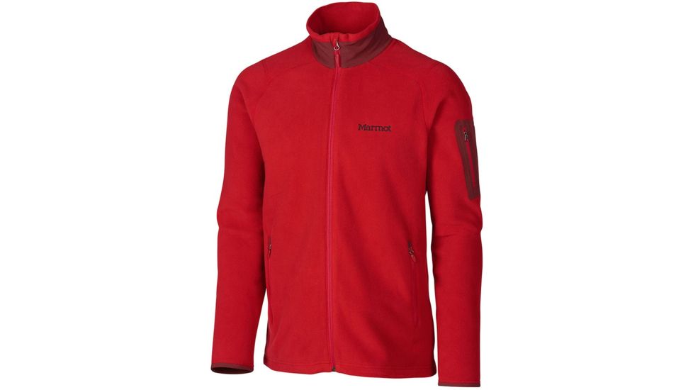 Marmot Reactor Full Zip Jacket - Men's-Large-Dark Crimson