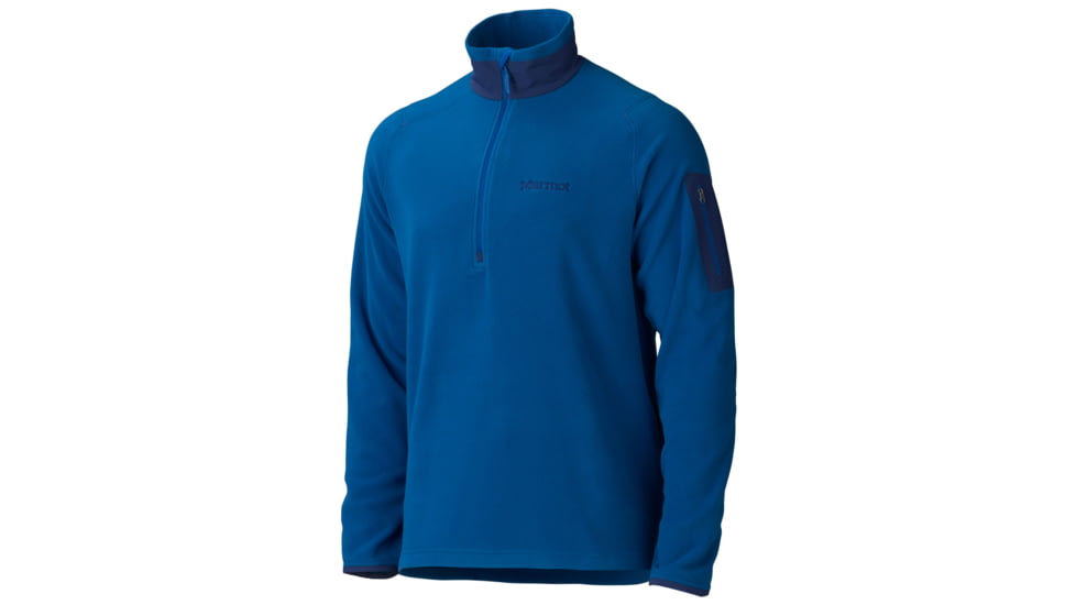 Marmot Reactor Half Zip LS - Men's-Small-Blue Sapphire