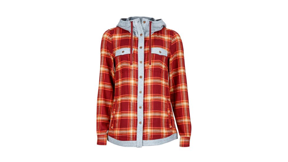 Marmot Reagan Flannel - Women's-Madder Red-Medium