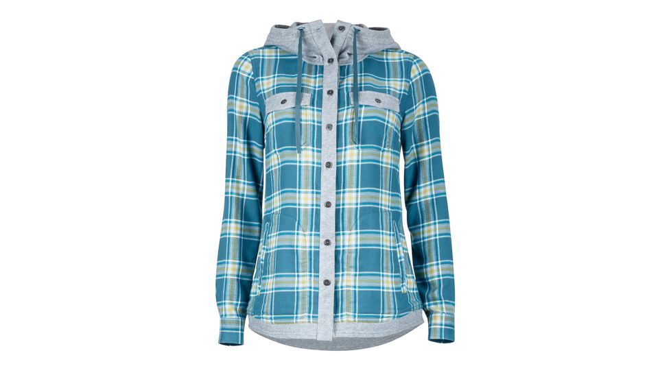 Marmot Reagan Flannel - Women's-Moon River-Medium