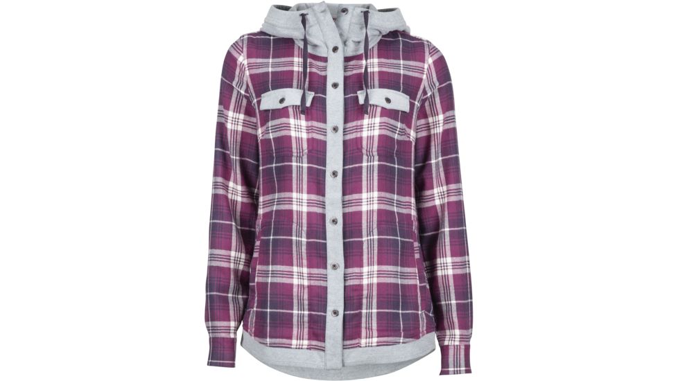 Marmot Reagan Flannel - Women's-Red Grape-X-Large
