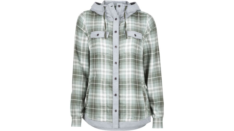 Marmot Reagan Flannel - Women's-Sea Fog-X-Small