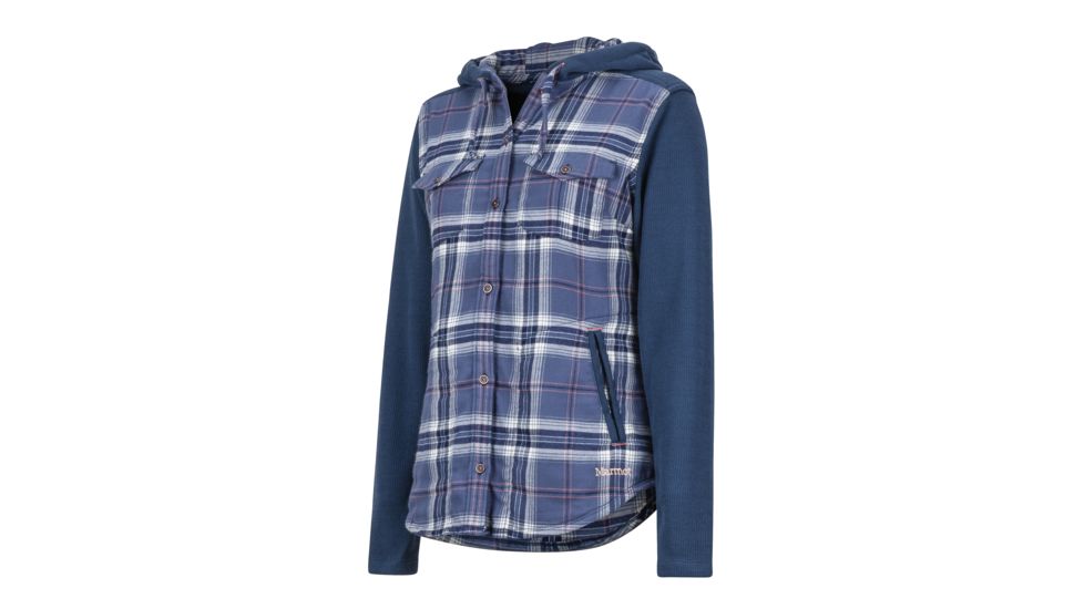 Marmot Reagan Flannel - Womens, Storm, Medium, 49290-134-M