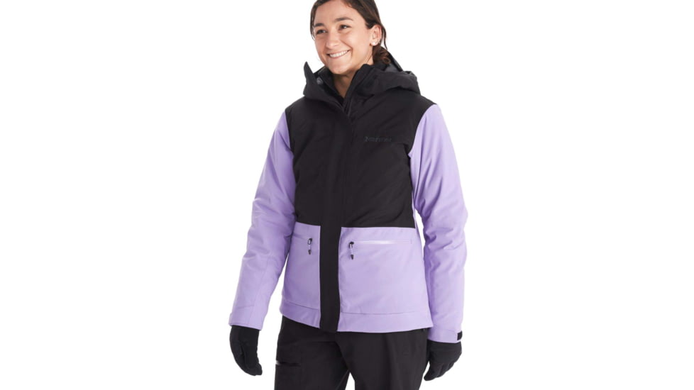 Marmot Refuge Jacket - Women's, Black/paisley purple, Extra Large, M13151-20795-XL