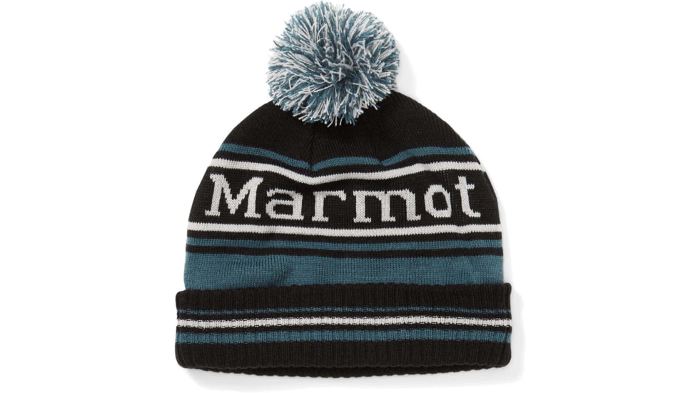 Marmot Retro Pom Hat - Mens, Haze Black Camo, One Size, 17410-916-ONE