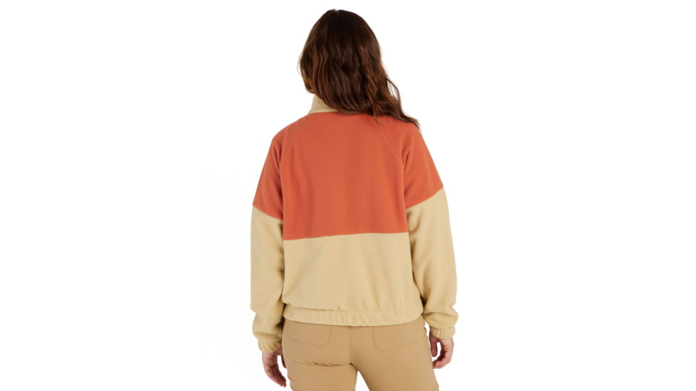 Marmot Retro Rocklin 1/2 Zip - Women's, Light Oak/Auburn, Large, M14615-23313-L