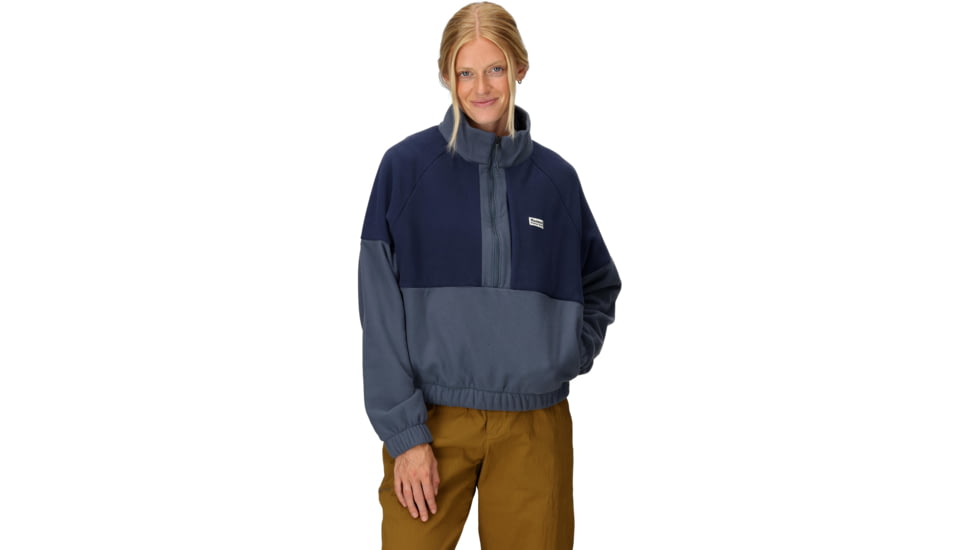 Marmot Retro Rocklin 1/2 Zip - Women's, Thunderhead/Arctic Navy, XL, M14615-24412XL