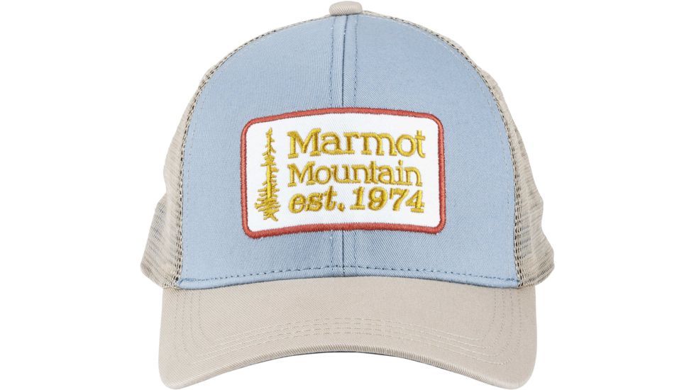 Marmot Retro Trucker Hat - Men's, Blue Shale