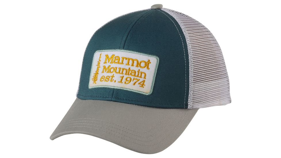 Marmot Retro Trucker Hat - Men's, Dark Mineral, 16410-DARK MINERAL