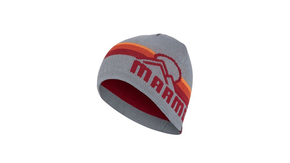Marmot Reversible Retro Beanie - Mens, Grey Storm/Brick, OS, 17710-1595-ONE
