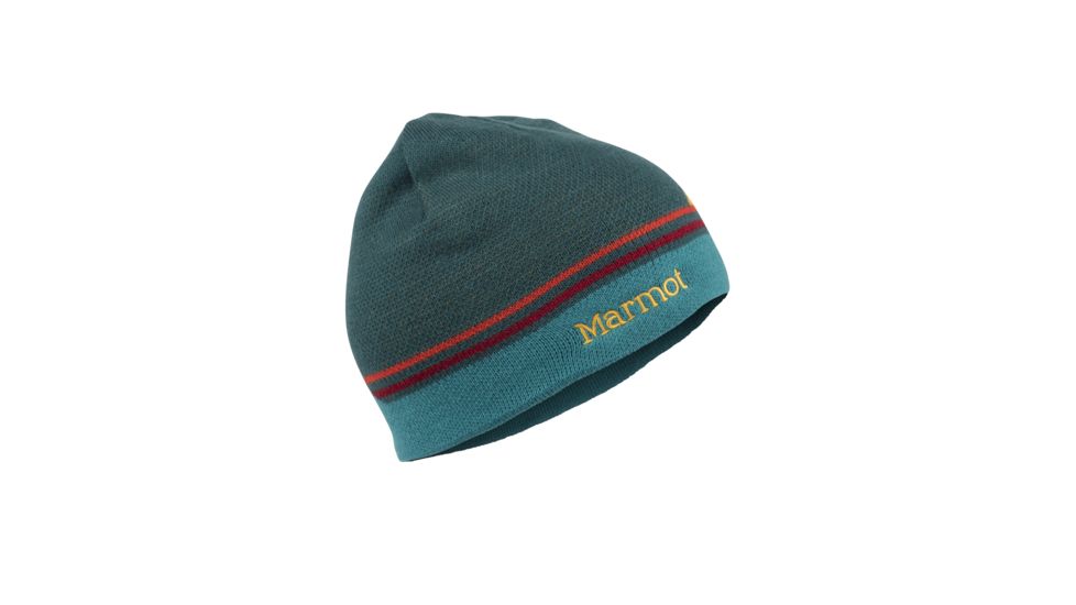 Marmot Reversible Retro Beanie - Mens, Mallard Green, OS, 17710-4759-ONE