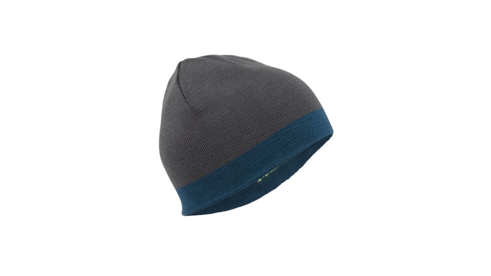 Marmot Reversible Retro Beanie - Mens, Steel Onyx/Denim, OS, 17710-1528-ONE