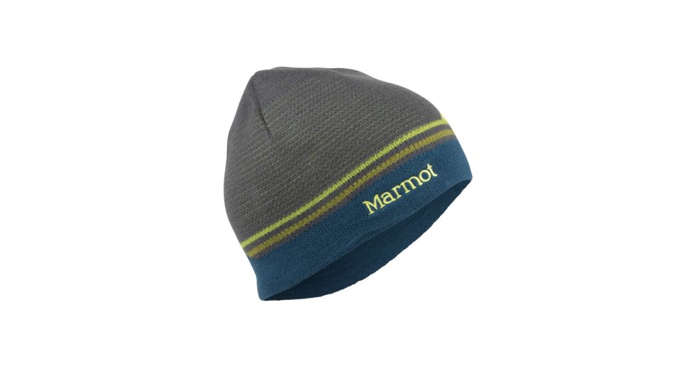 Marmot Reversible Retro Beanie - Mens, Steel Onyx/Denim, OS, 17710-1528-ONE