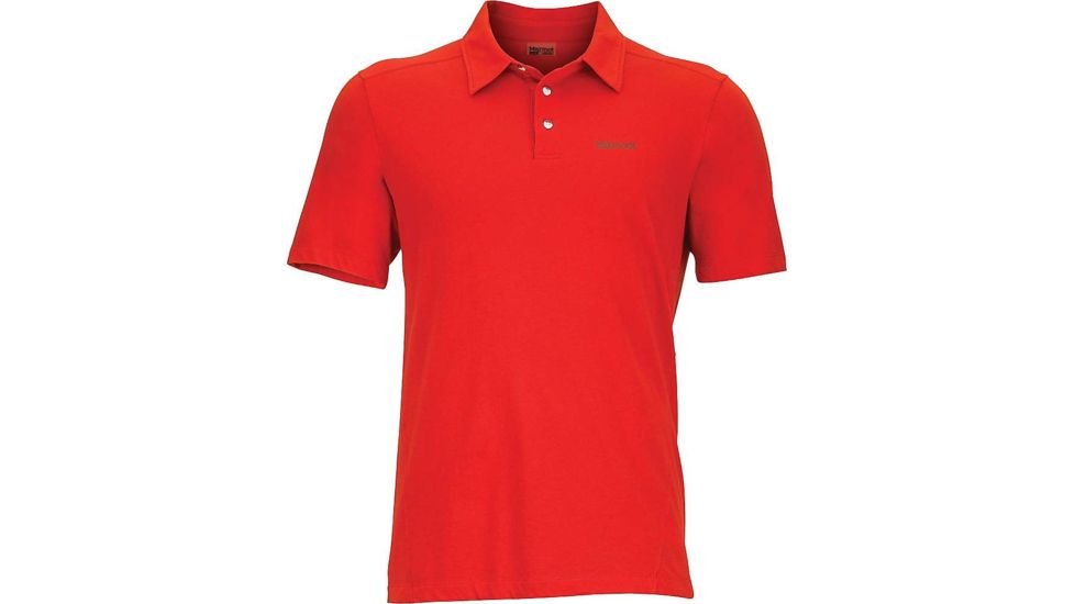 Marmot Reyes Polo SS, Team Red, M, 54600-6278-M