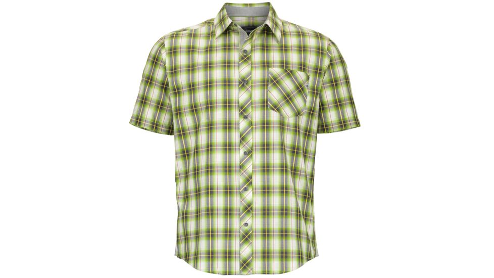 Ridgecrest Short Sleeve Shirt - Mens-Green Lichen-X-Large