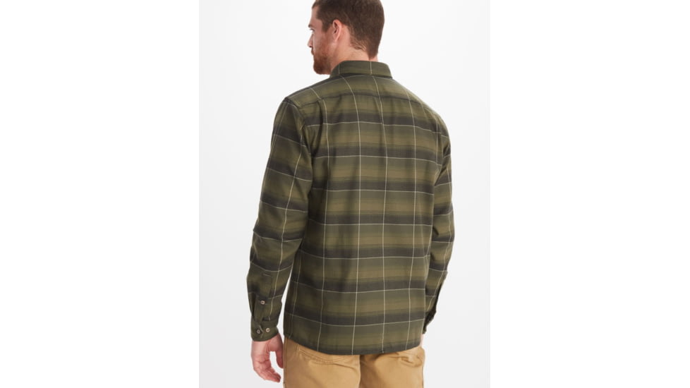 Marmot Ridgefield Heavyweight Flannel Overshirt - Mens, Nori, 2XL, M13555-4859-XXL