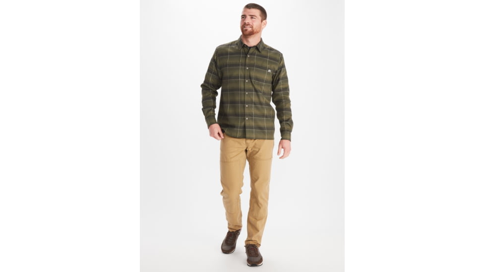 Marmot Ridgefield Heavyweight Flannel Overshirt - Mens, Nori, 2XL, M13555-4859-XXL