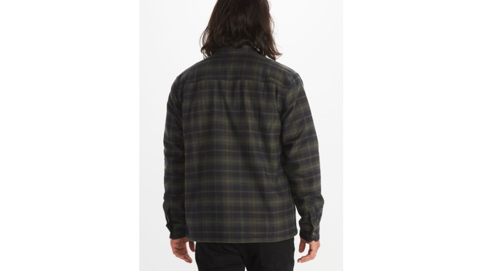 Marmot Ridgefield Heavyweight Sherpa Lined Flannel - Mens, Nori, Medium, M10614-4859-M
