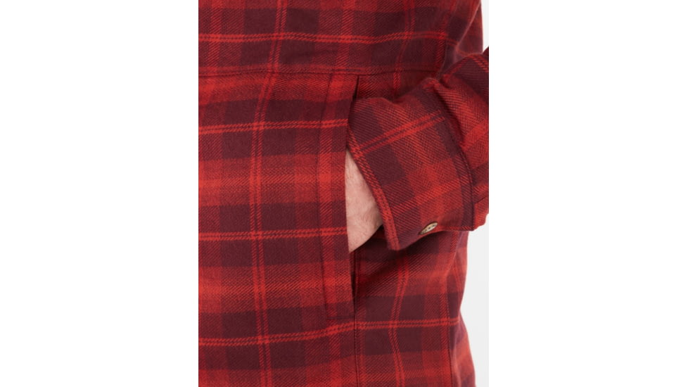 Marmot Ridgefield Heavyweight Sherpa Lined Flannel - Mens, Port Royal, Small, M10614-6257-S